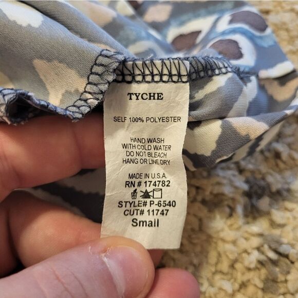 Tyche grey/blue high rise shorts - Picture 4 of 6